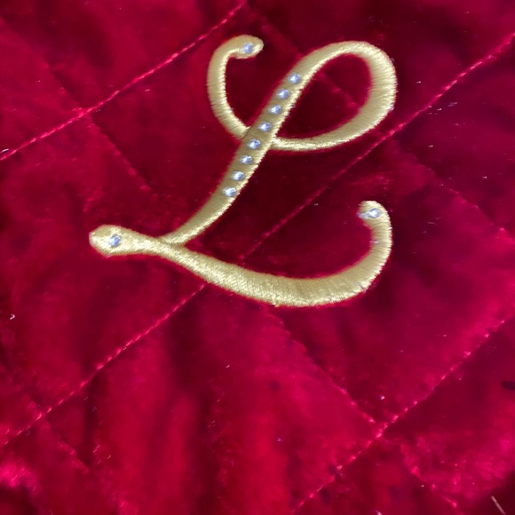 Christmas Monogram stocking - Picture 2 of 2